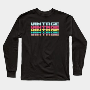 VINTAGE #3 Long Sleeve T-Shirt